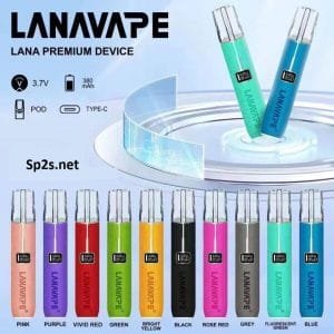 【10色可選】LANA皮革主機 通用一代煙彈 液晶螢幕顯示電量/可調整瓦數